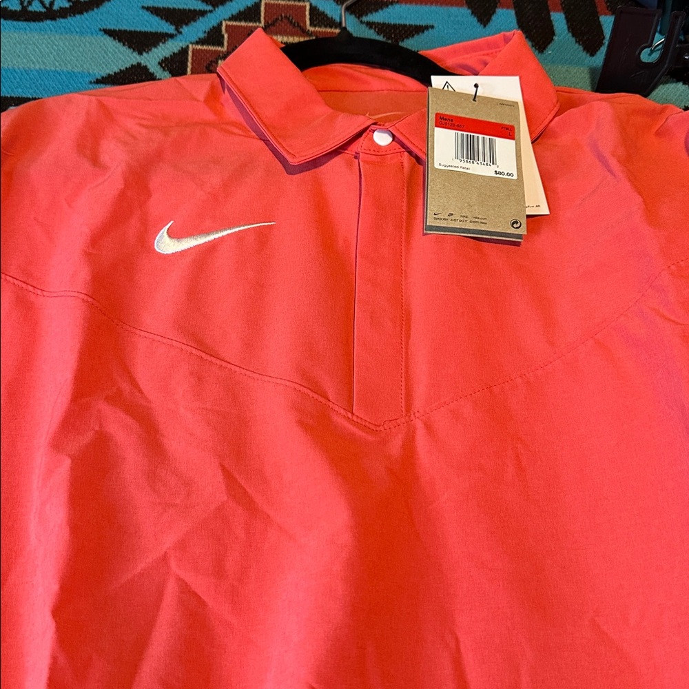Nike Men's Dry Fit Polo Shirt ~ Coral